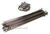 Mutiny Plain Gauge 19/20" (Silver) with Nipples