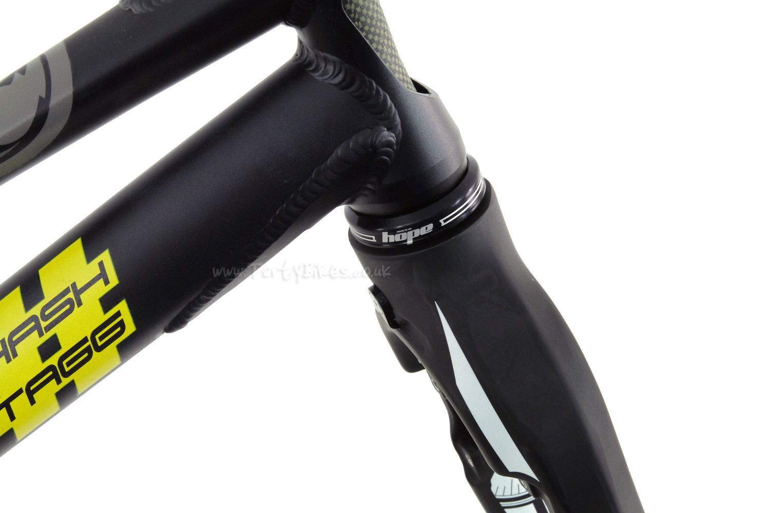 straight steerer fork in tapered headtube