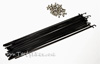 Sapim/Halo 24" (Black) with Nipples