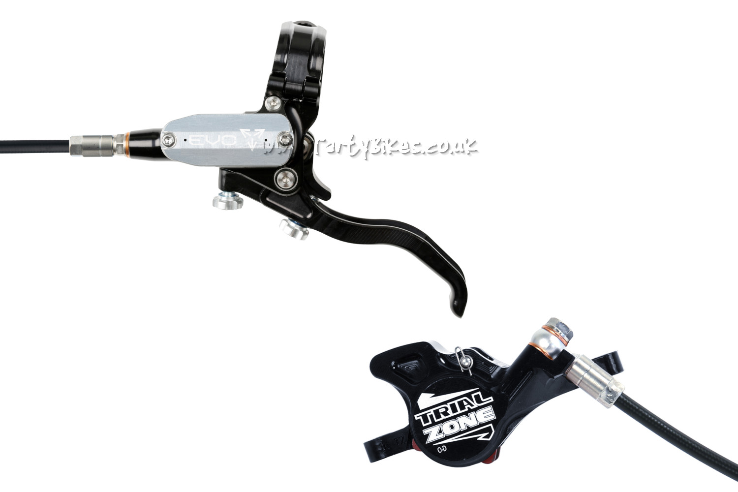 Hope Tech 4 EVO Trialzone , Black (No rotor or adaptor)