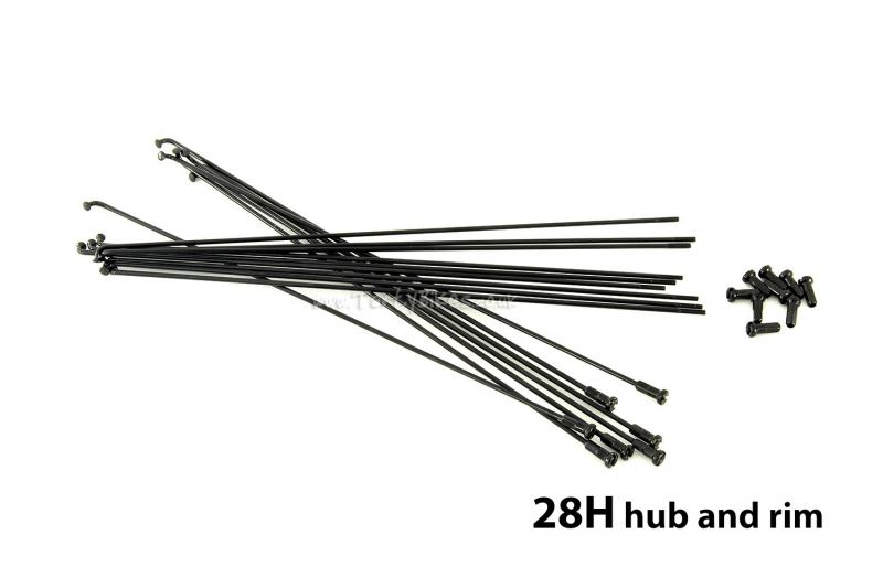 Halo BLACK 24" with BLACK 12mm Nipples - Pack of 36