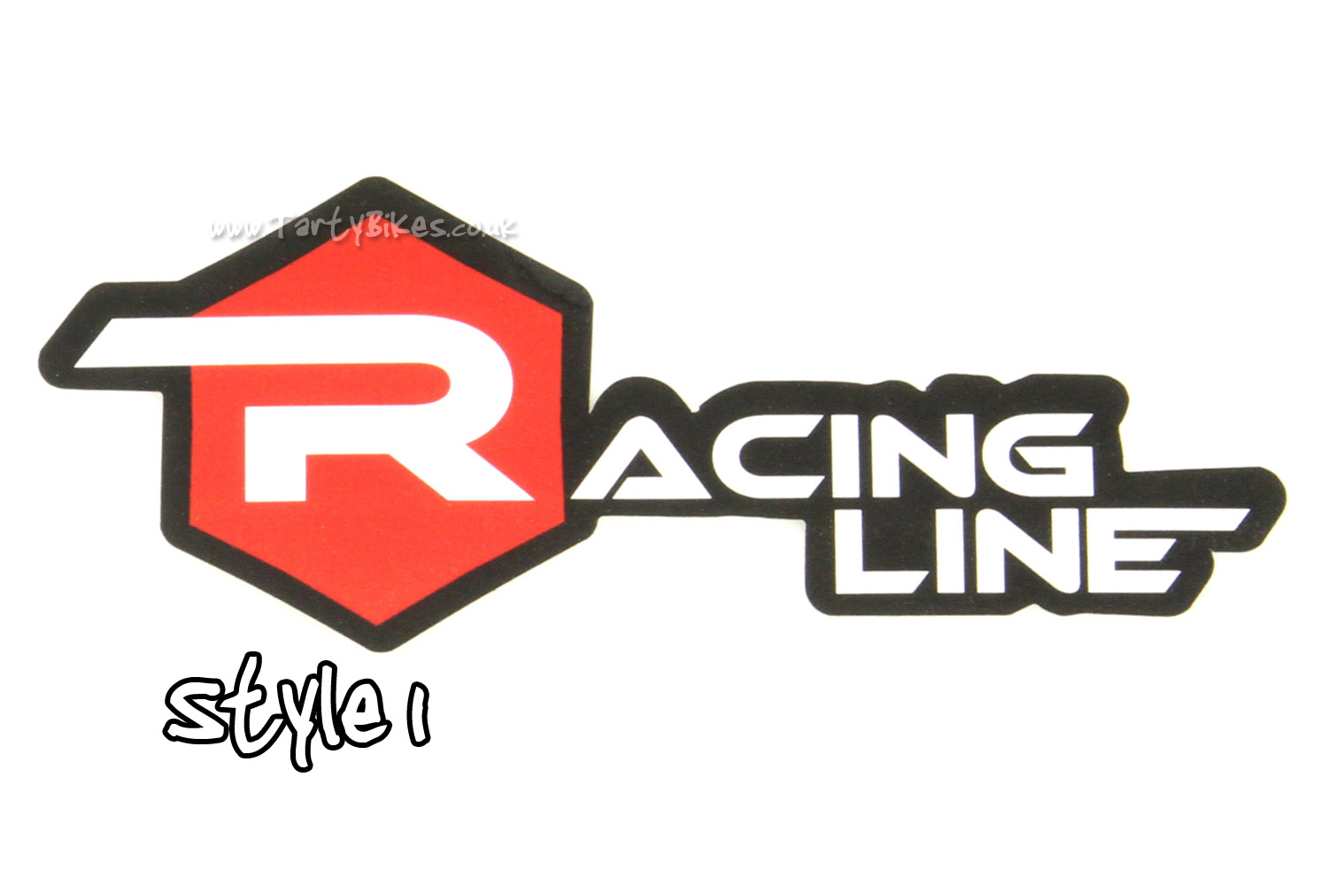  Racing  Line  Sticker 90mm x 58mm 